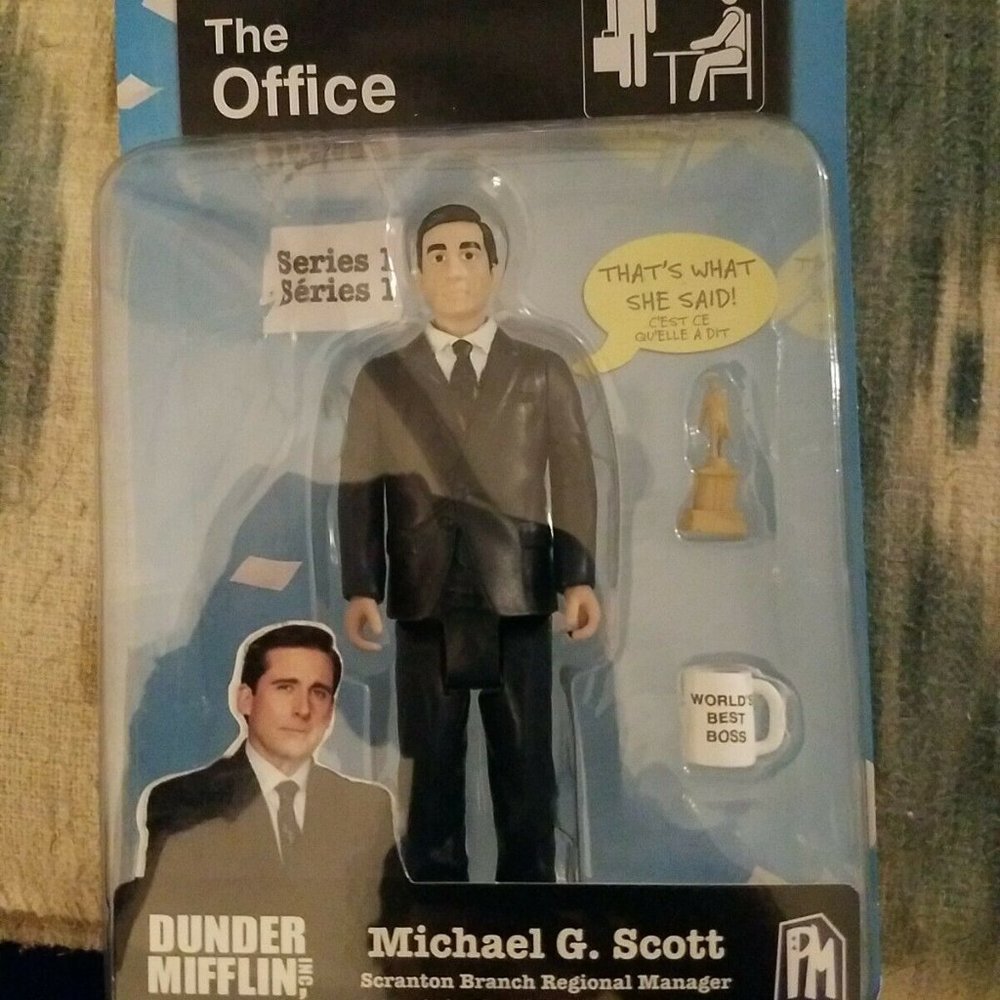 The Office Michael Scott Series 1 Action Figure NBC Dunder Mifflin New